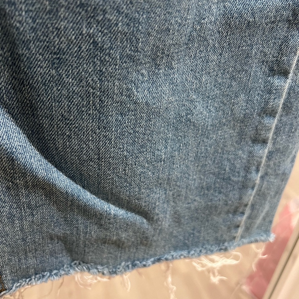 Topshop Moto Blue Denim Skirt - Picture 4 of 5